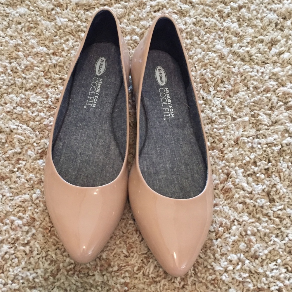 dr. Scholls memory foam cool fit nude flats